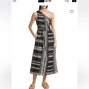 Rails Selani Stripe Cotton Midi Dress
